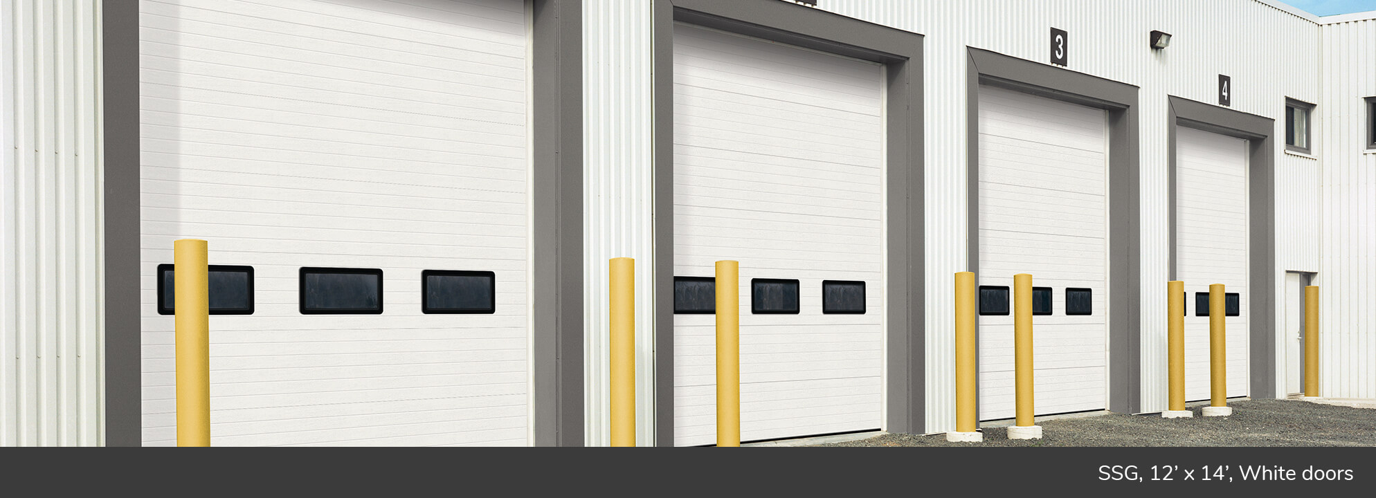 SSG, 12’ x 14’, White doors